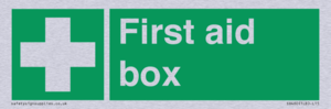 first aid box